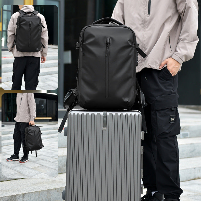 Vacuum-Compression Travel Backpack For Men