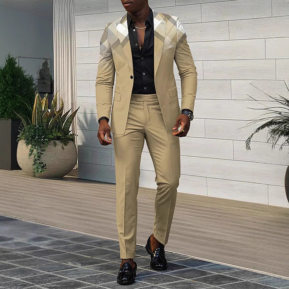 New Autumn Slim-Fit Two-Piece Suit