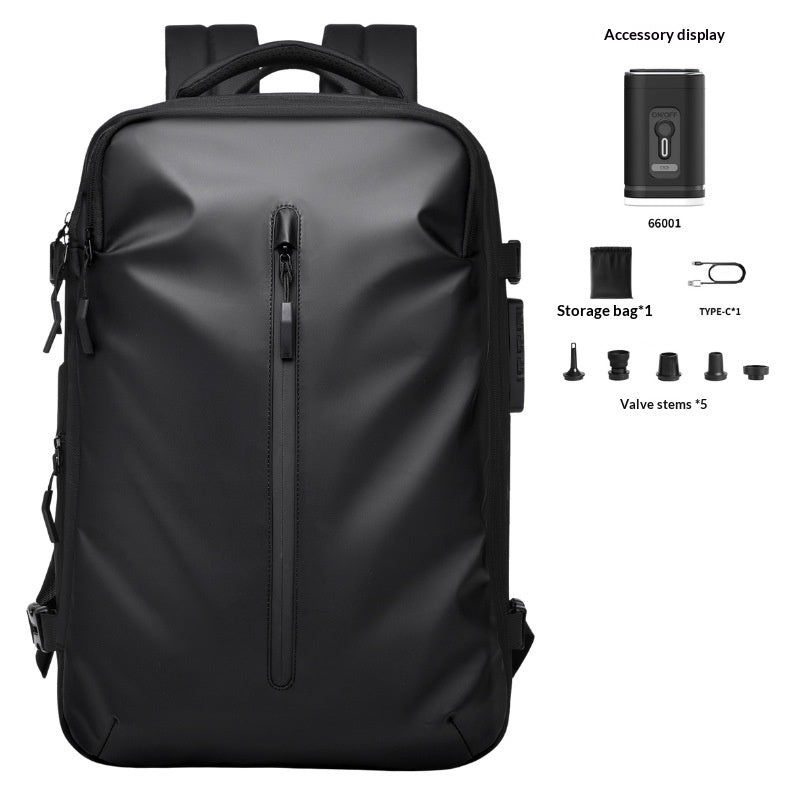 Vacuum-Compression Travel Backpack For Men