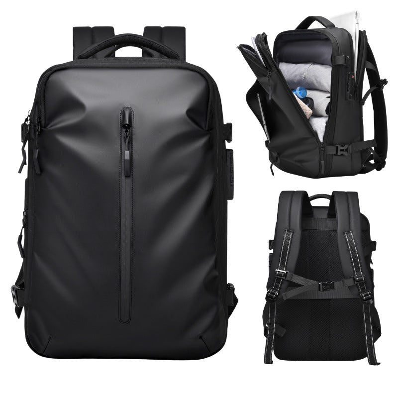 Vacuum-Compression Travel Backpack For Men